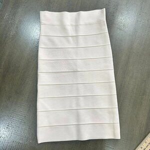 BCBG MAXAZRIA Women's Simone Knit Mini Bandage Skirt BARE PINK Size XXS